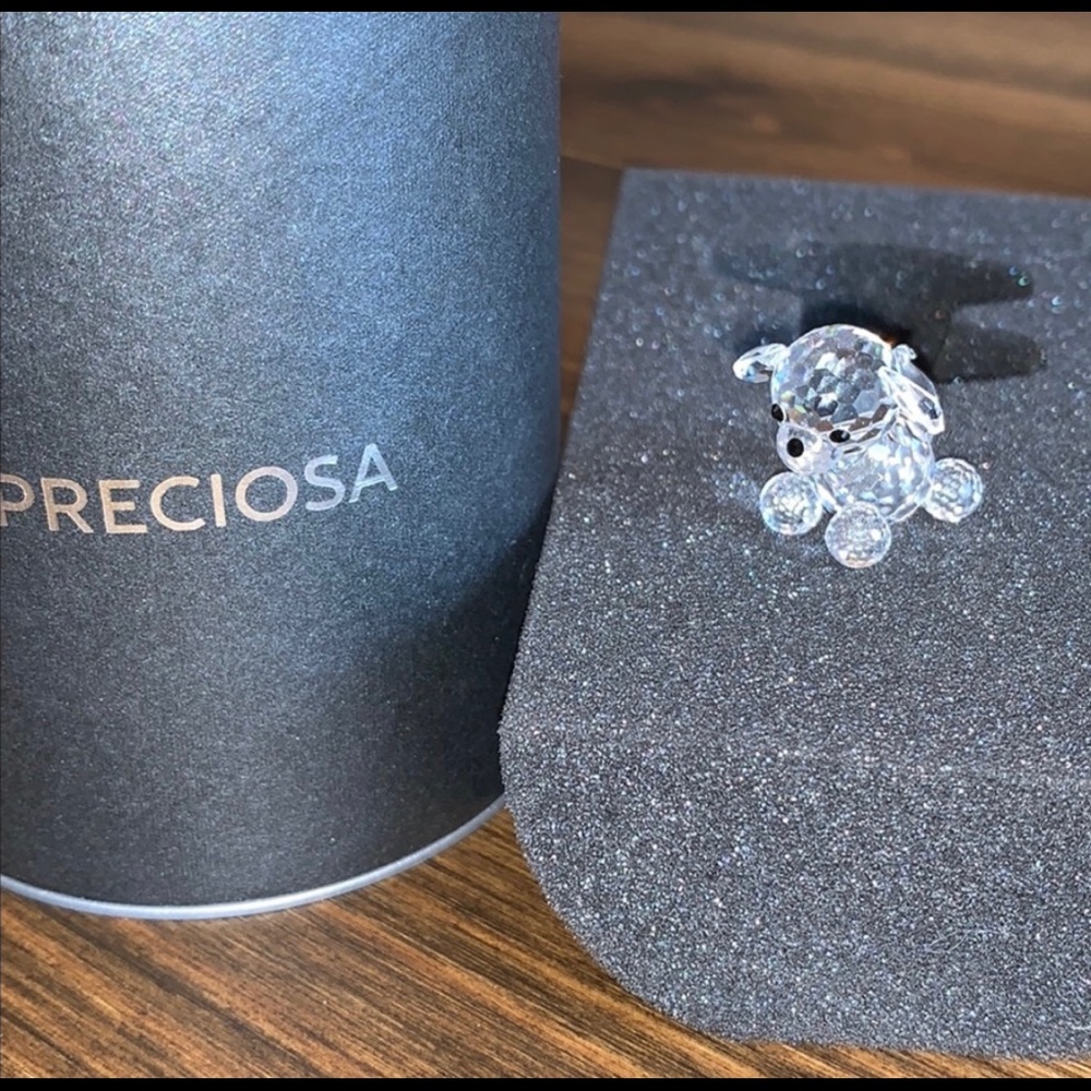 Preciousa mini crystal dog